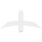Ekena Millwork Bellingham Architectural Grade PVC Gable Bracket, 36"W x 16 1/2"H x 2"D x 4"F, 11/12 Pitch GBP036X17X0204BEL00 - alternate 4